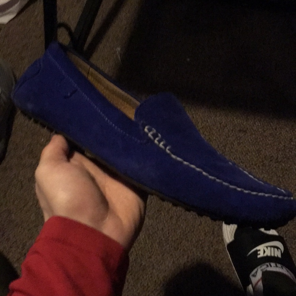 Ralph Lauren Blue suede shoe